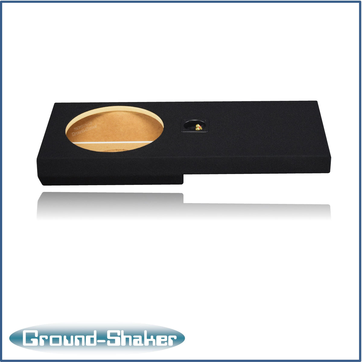 Ground Shaker GS-ZF150112B 12 inch sealed enclosure for 2004–2008 Ford F-150 — terminal detail