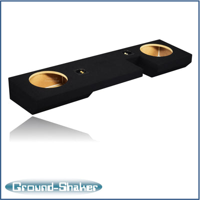 Ground Shaker GS-ZF150210B dual 10 inch sealed enclosure for 04–08 Ford F-150 — side view
