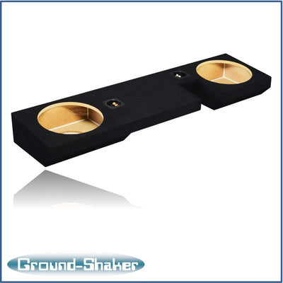 Ground Shaker GS-ZF150212B dual 12 inch sealed enclosure for 04–08 Ford F-150 — side view