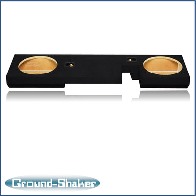 Ground Shaker GS-ZF150212B dual 12 inch sealed enclosure for 04–08 Ford F-150 — terminal detail