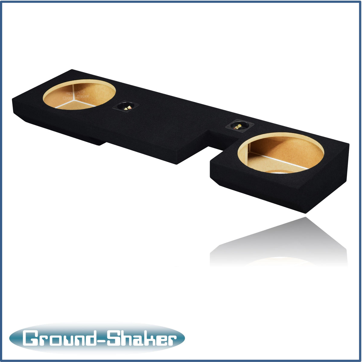 Ground Shaker GS-ZF150212B dual 12 inch sealed enclosure for 04–08 Ford F-150 — carpet finish detail